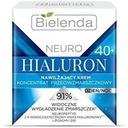 Bielenda Neuro Hialuron Moisturizing Anti Wrinkle Cream Concentrate 40 Day Night 50ml