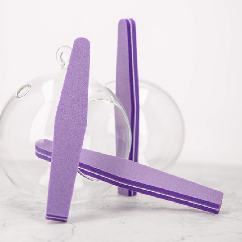 T4B MIMO 2-Sided Trapezoidal Nail File 100/180 Violet