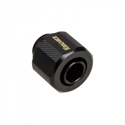Koolance compatible Anschluss gerade G1/4 Zoll AG auf 13/10mm - schwarz
