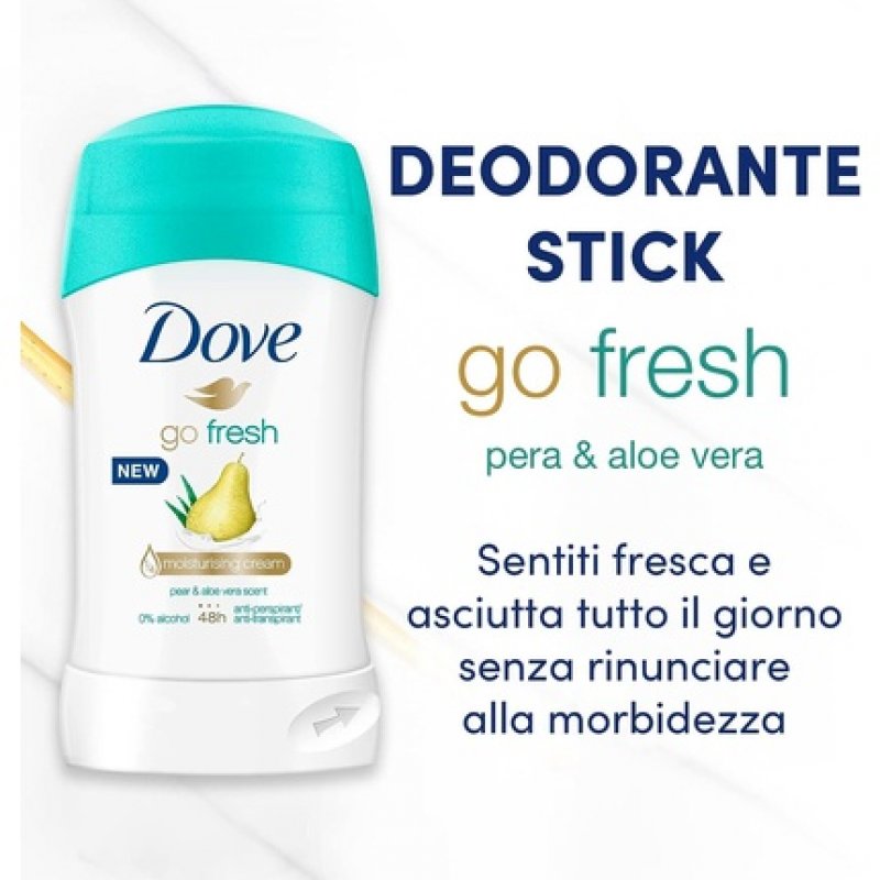 Dove 40ml Anti-Perspirant Stick Pear and Aloe Vera