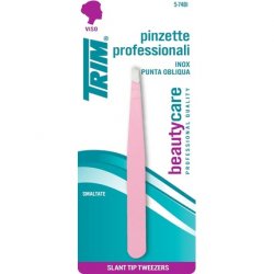 Trim 5-74 Bi Tweezers Stainless Steel Colored Oblique Tip 180g