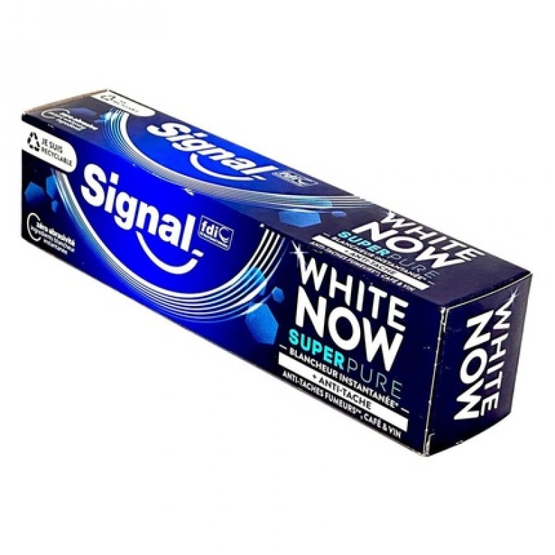 Signal White Now Super Pure Brightens Your Teeth and Fights Annoying Spots