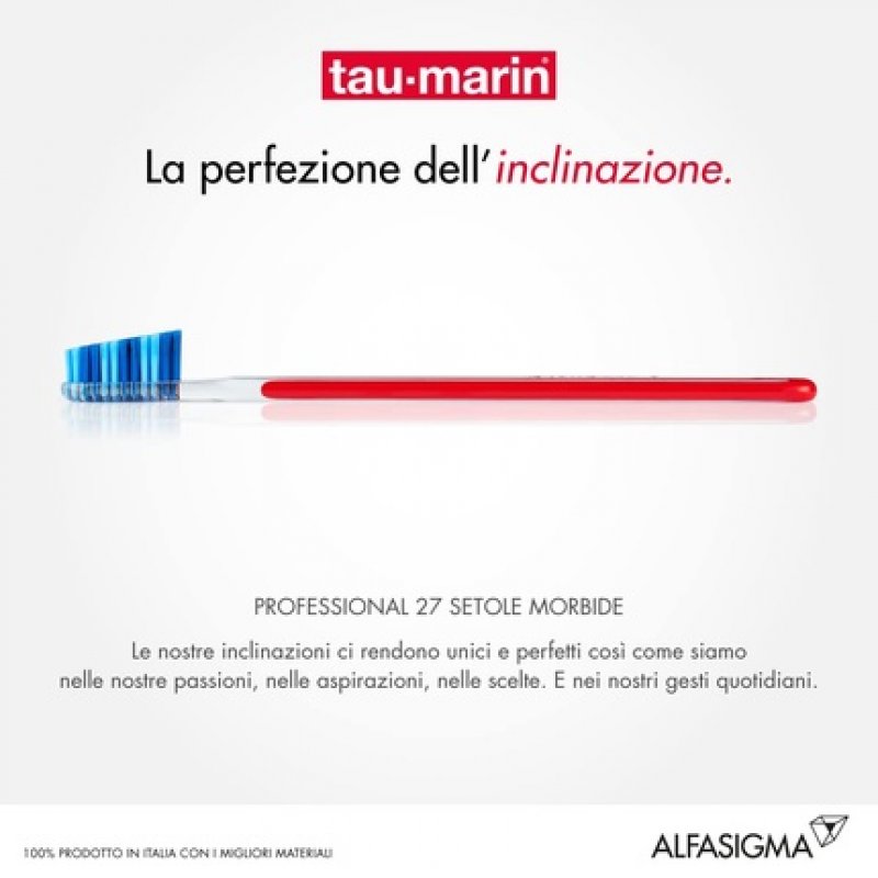 Tau-marin Professional 27 Toothbrush Soft Bristles with Antibacterial
