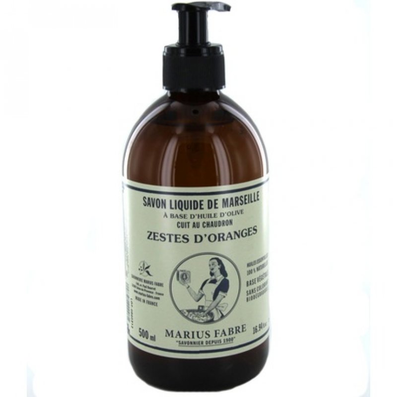 Savon De Marseille Liquid Soap Orange Zest 500ml