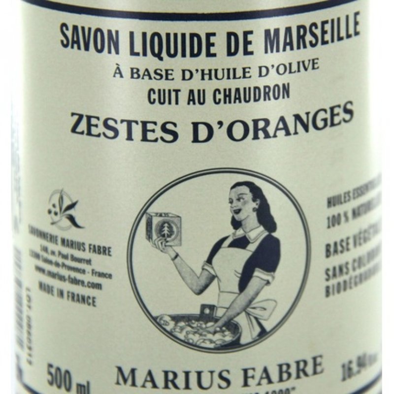 Savon De Marseille Liquid Soap Orange Zest 500ml