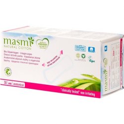 MASMI NATURAL COTTON Bio Classic Panty Liners 30 Pieces
