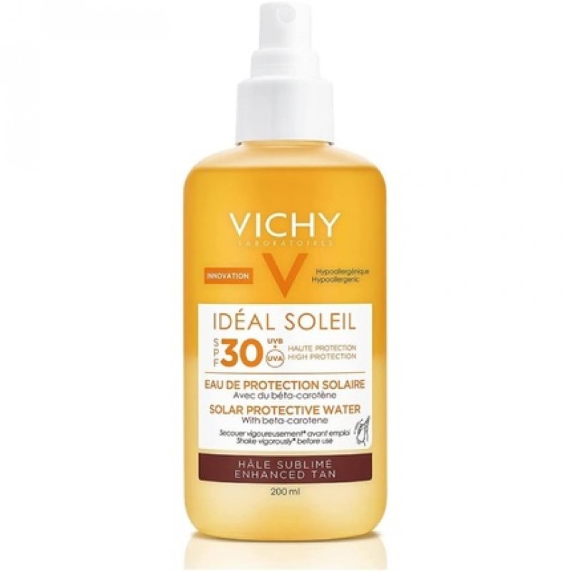 Vichy Ideal Soleil Solar Protective Water Enhanced Tan Spf30 200ml