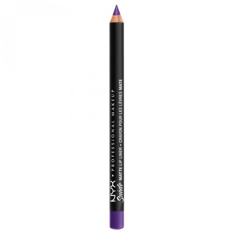 NYX Suede Matte Lip Liner Smll10 Amethyst/Glitz 1 Count