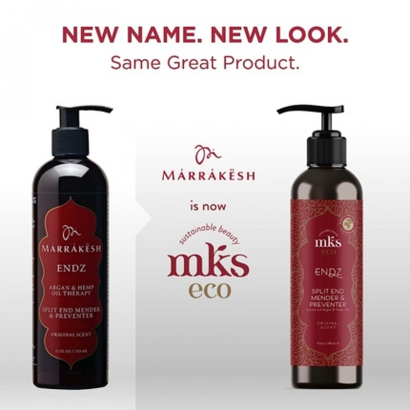 MKS eco Endz Original Scent Split End Mender & Preventer 10 fl oz - Moroccan Argan Oil & Hemp Seed Oil