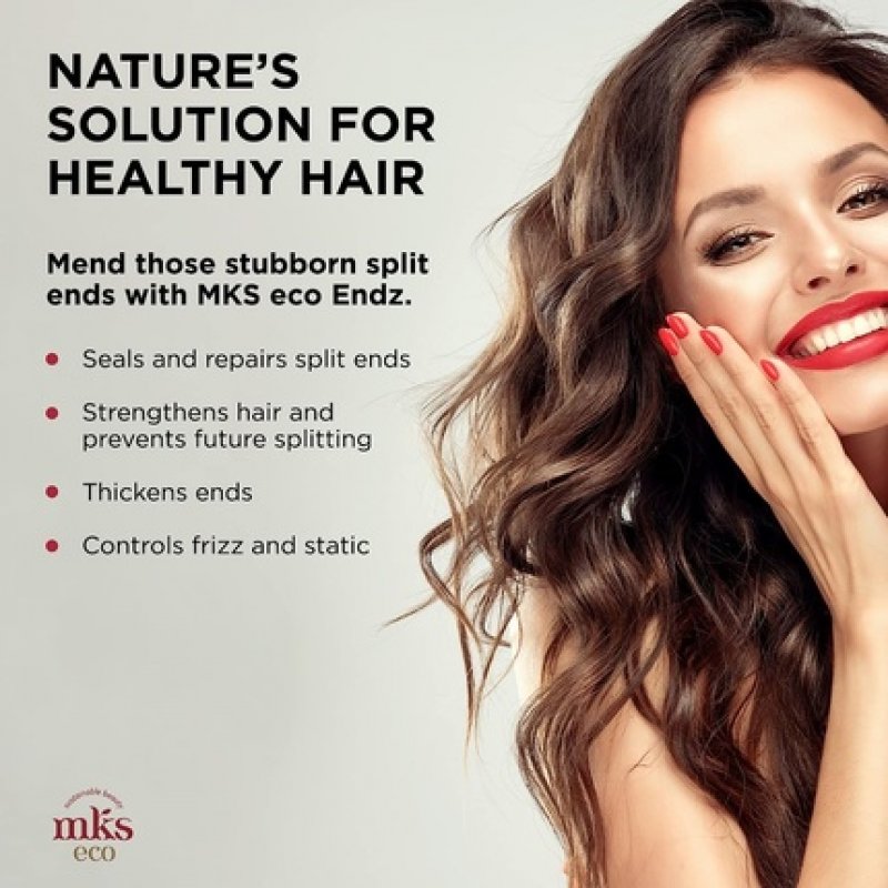 MKS eco Endz Original Scent Split End Mender & Preventer 10 fl oz - Moroccan Argan Oil & Hemp Seed Oil
