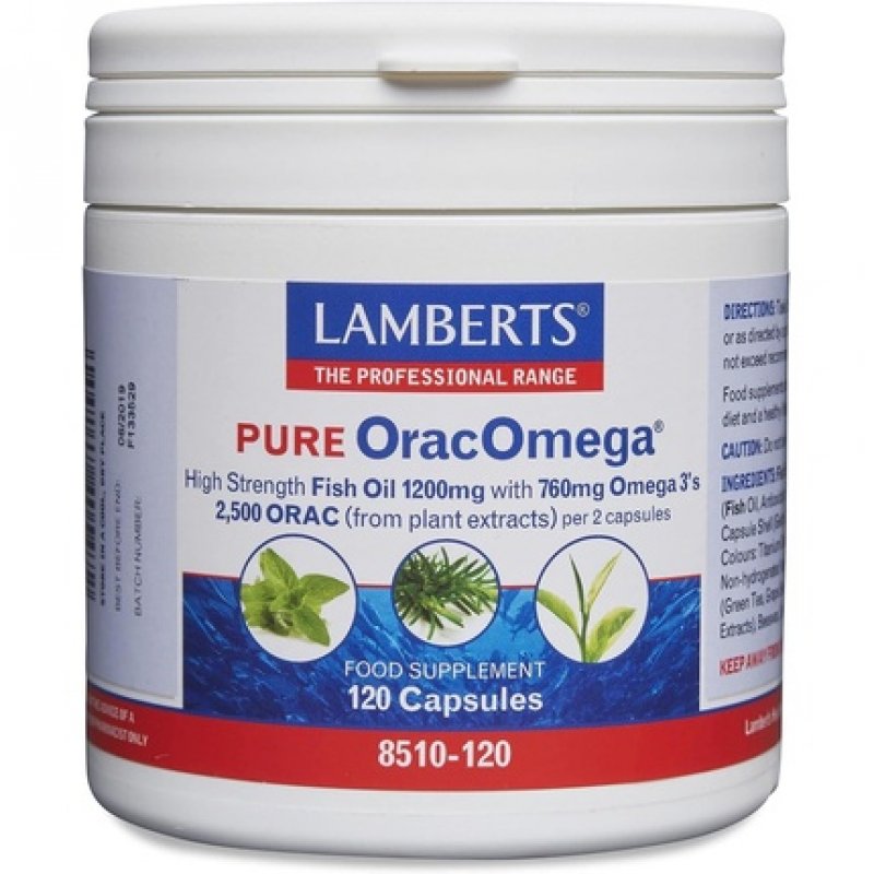Lamberts Pure 120 Capsules Lamb Oracomega