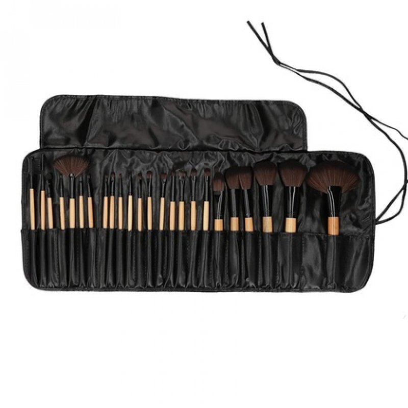 T4B MIMO 24 Piece Complete Professional Makeup Brush Set with Portable Case
