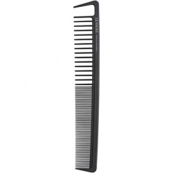 T4B Lussoni Cutting Comb Shatterproof Carbon Hair Cutting Comb for All Hair Types with Antistatic and Negative Ions