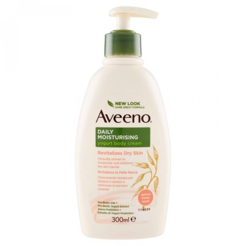 Aveeno Moisturizing Body Cream for Dry Skin Daily Moisturizing Yogurt 300ml