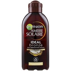 Garnier Ambre Solaire Sun Protection Intense Tanning Oil IP2 Coconut Perfume 200ml