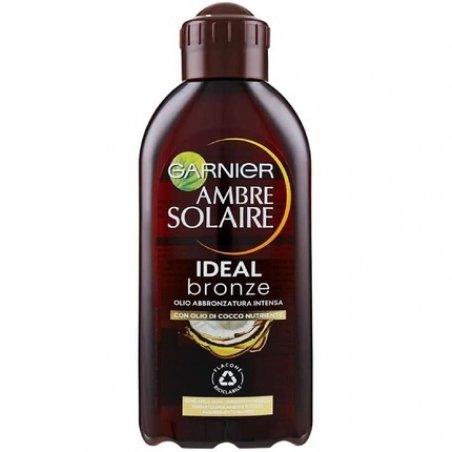 Garnier Ambre Solaire Sun Protection Intense Tanning Oil IP2 Coconut Perfume 200ml