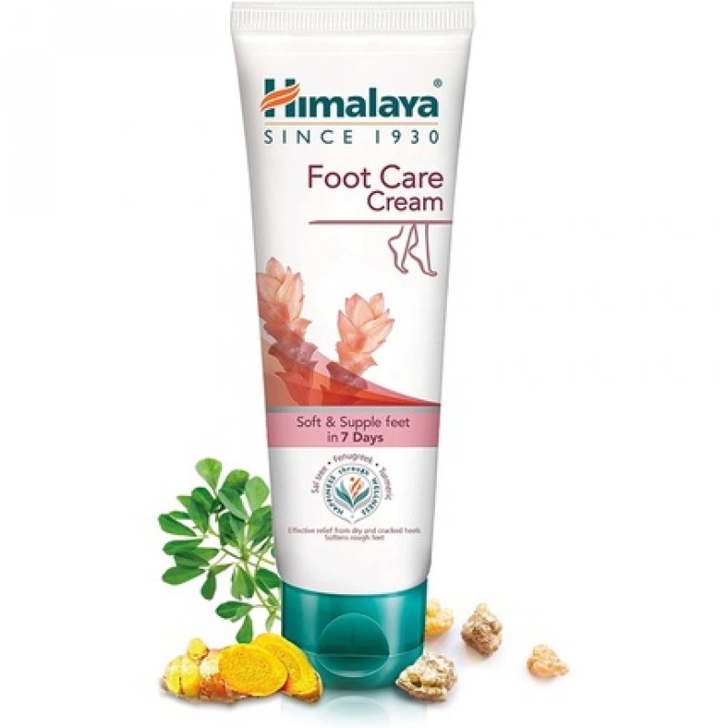 Himalaya Herbals Foot Care Cream 75g for Dry and Cracked Heels with Skin Moisturizer