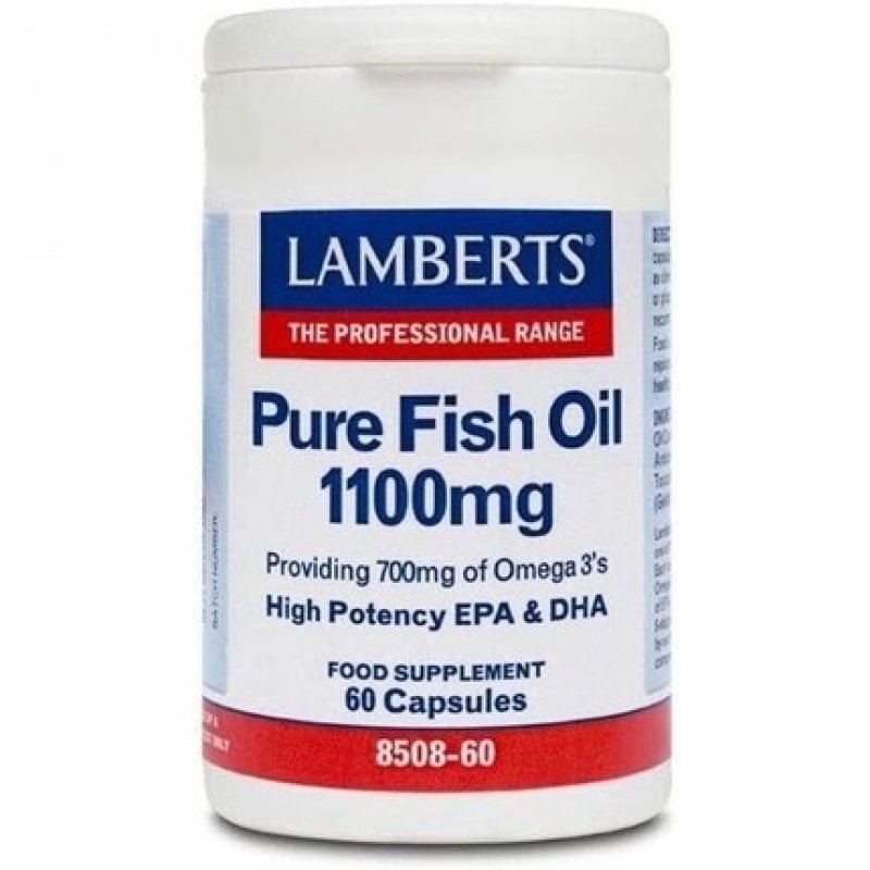 Lamberts Pure Fish Oil 1100mg 60 Capsules