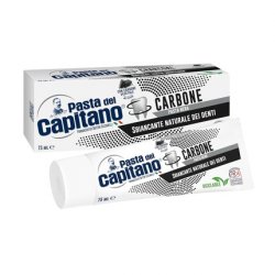 Pasta del Capitano Organic Activated Charcoal Toothpaste 75ml - Made in Italy