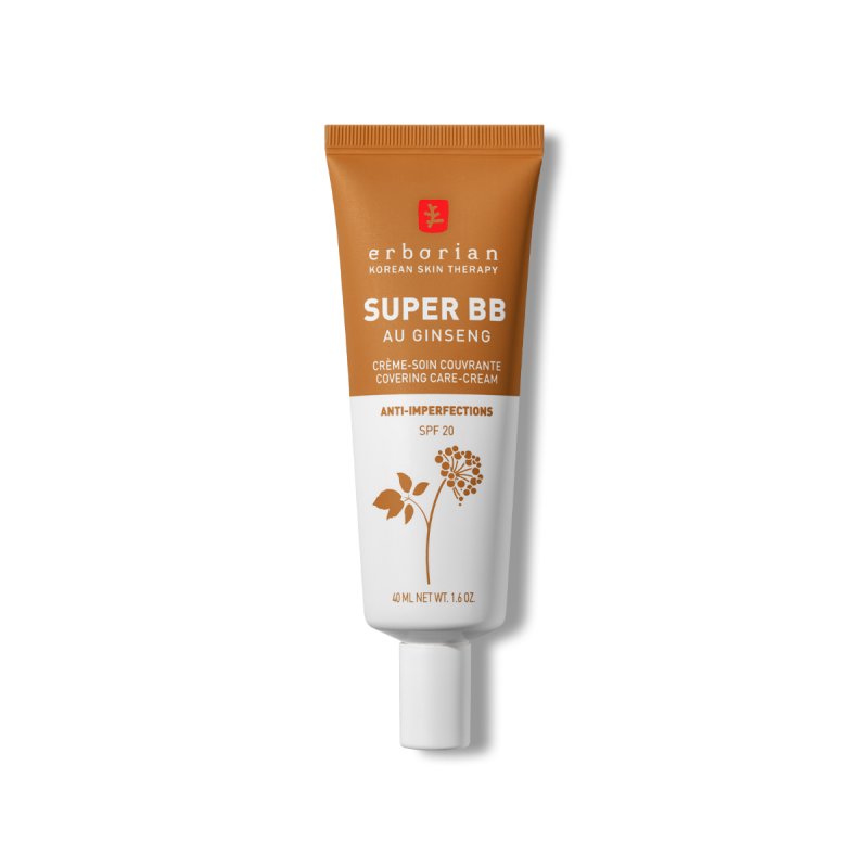 Erborian Super BB - full coverage BB cream for acne prone skin Caramel 40 ml