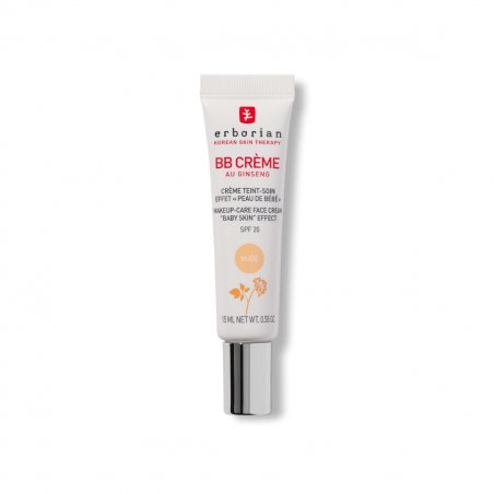Erborian BB Cream with Ginseng Complexion Cream 5-in-1 Treatment SPF 20 Nude 15ml