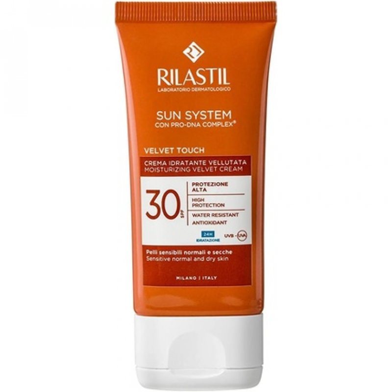 Rilastil Sun System Velvet Cream SPF30 Face Sunscreen Protection 50ml