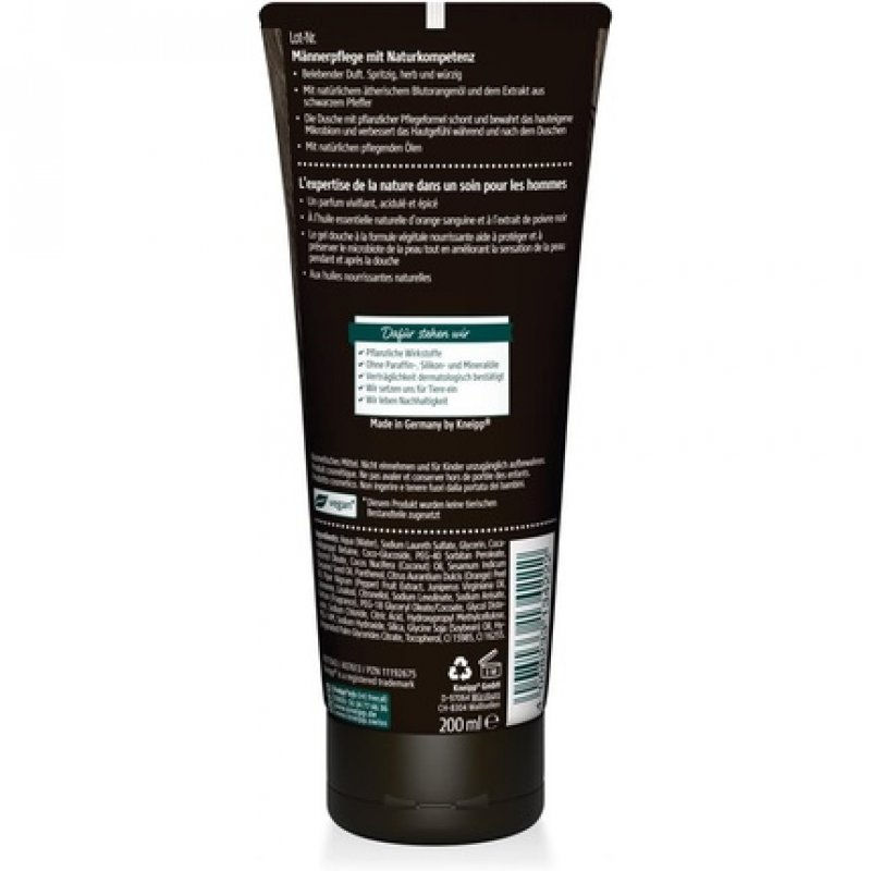 Kneipp Aroma Care Shower for Men 200ml