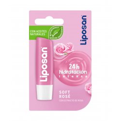 Liposan Soft Rose lip balm & scrub Women 5.5 ml