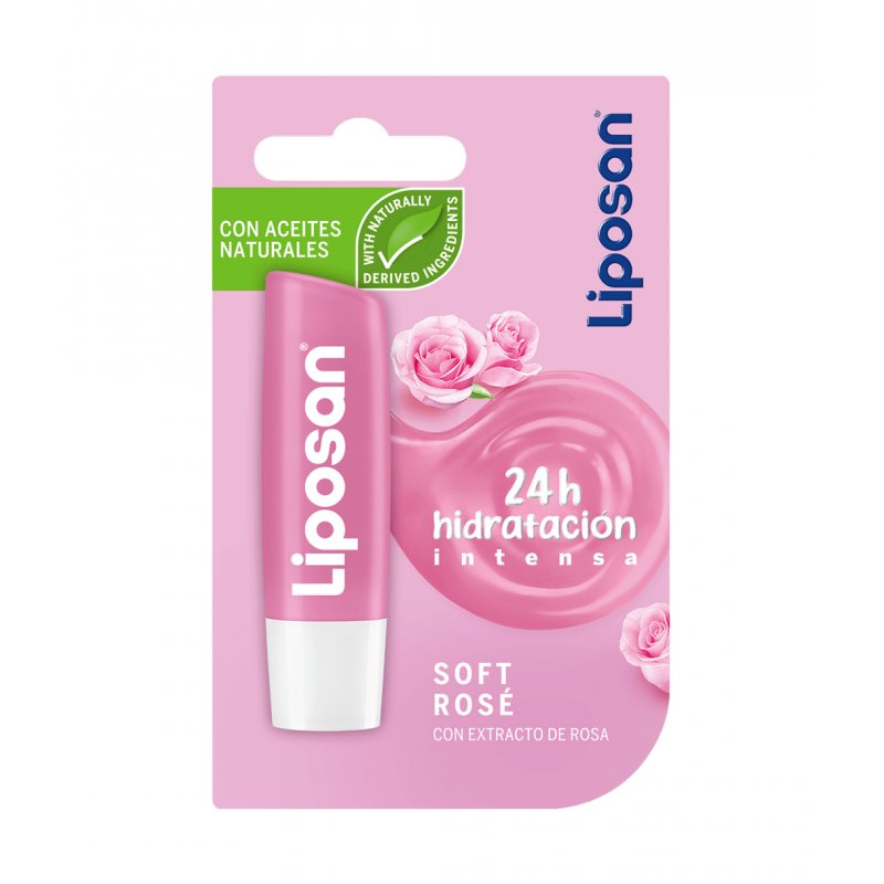 Liposan Soft Rose lip balm & scrub Women 5.5 ml