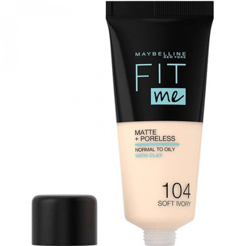 Maybelline New York Fit Me Matte & Poreless Foundation 104 Soft Ivory 30ml