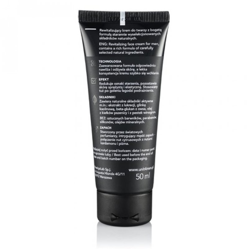 Unit4men Revitalizing Citrus & Musk Face Cream 50ml
