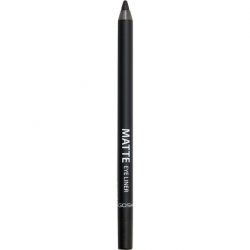 Gosh Matte Eyeliner in Intense Black Creamy Soft Texture High Coverage Ideal for Smokey Eyes Perfect for Mascara Vegan