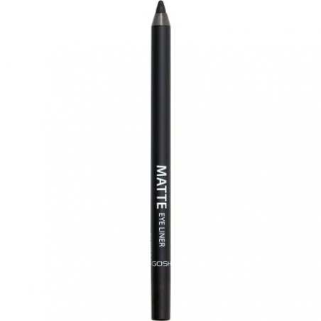 Gosh Matte Eyeliner in Intense Black Creamy Soft Texture High Coverage Ideal for Smokey Eyes Perfect for Mascara Vegan