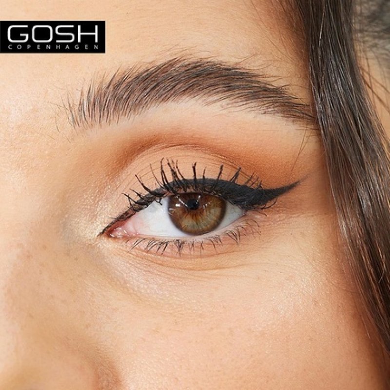 Gosh Matte Eyeliner in Intense Black Creamy Soft Texture High Coverage Ideal for Smokey Eyes Perfect for Mascara Vegan