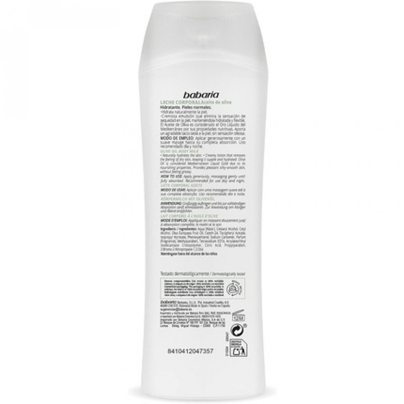 Babaria Olive Oil Body Milk 400ml