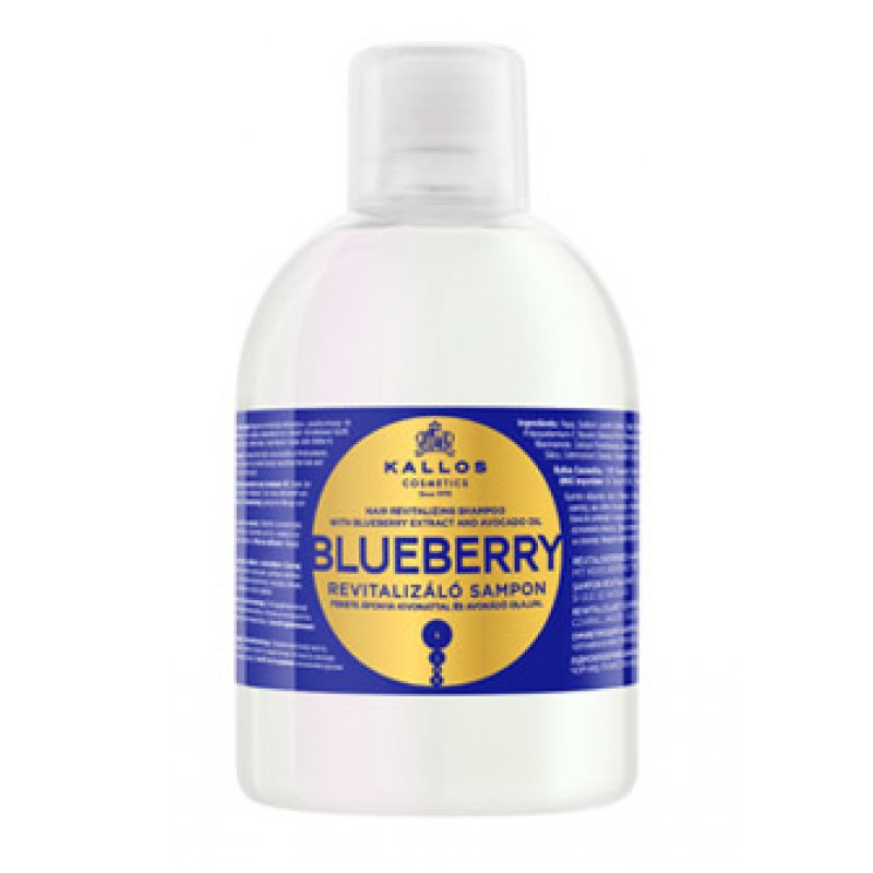 Kallos KJMN Blueberry Revitalizing Shampoo 1000 ml Shampoing Femmes