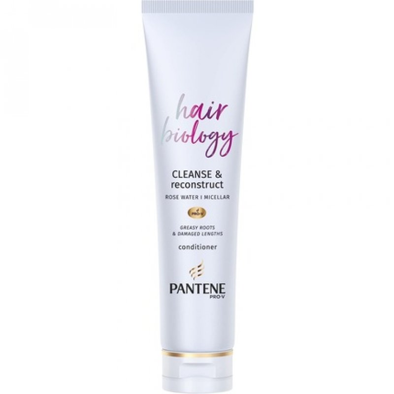 Pantene Hair Biology Cleanse and Reconstruct Clarifying Hair Conditioner 160ml