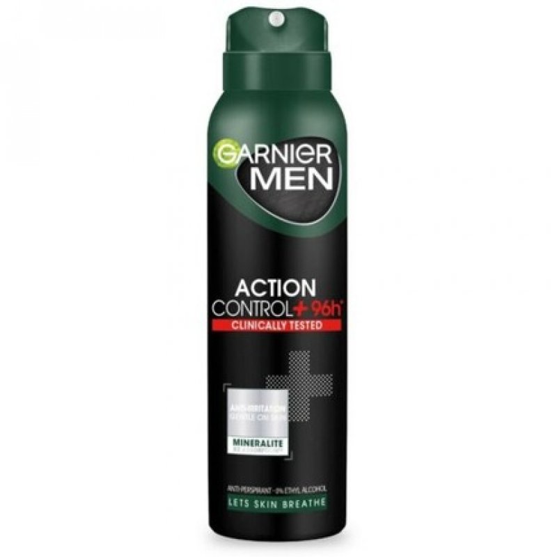Garnier Men Action Control 96h Clinically Tested Deodorant Spray 150ml