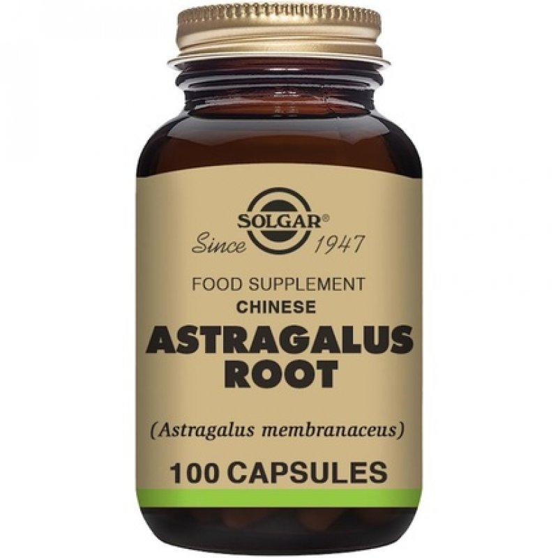 Solgar Full Potency Chinese Astragalus Root Vegetable Capsules 100 Count