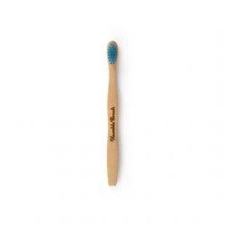 The Humble Co. Bamboo Kids Toothbrush Blue Ultra-Soft Bristles Dentist Approved