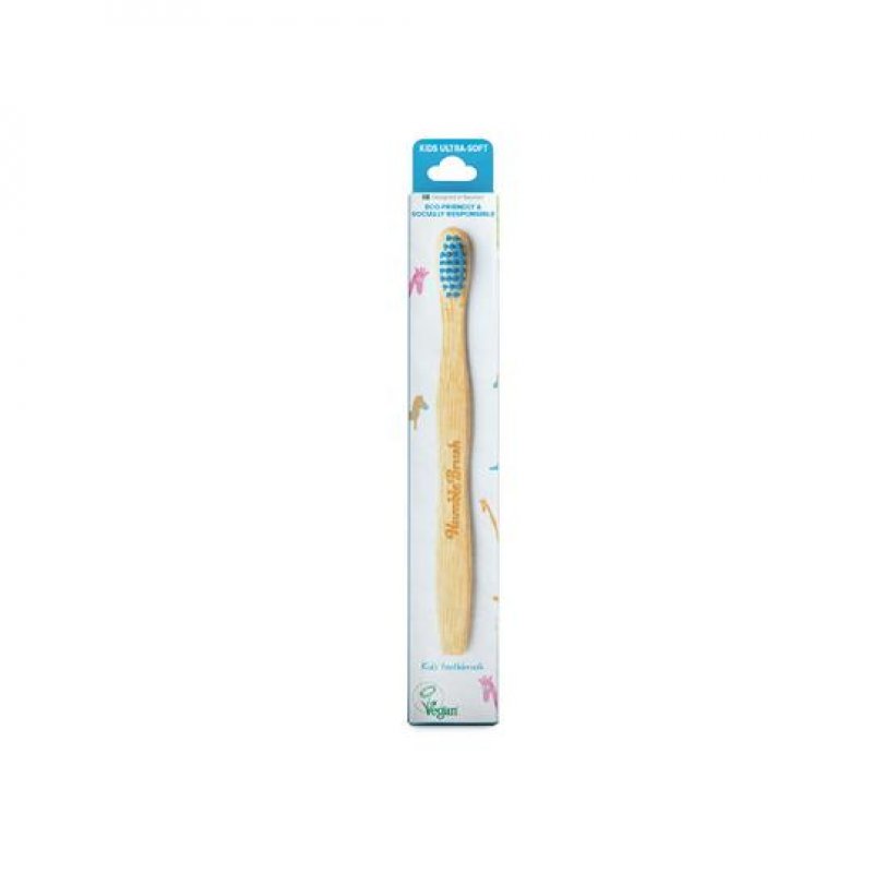 The Humble Co. 16463 brosse à dents Bleu, Bois Enfant