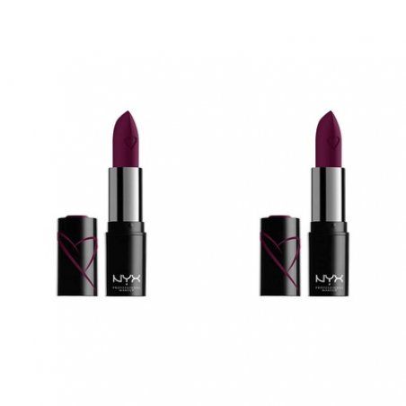NYX PROFESSIONAL MAKEUP Shout Loud Satin Lipstick Infused With Shea Butter - Into The Night Deep Grape