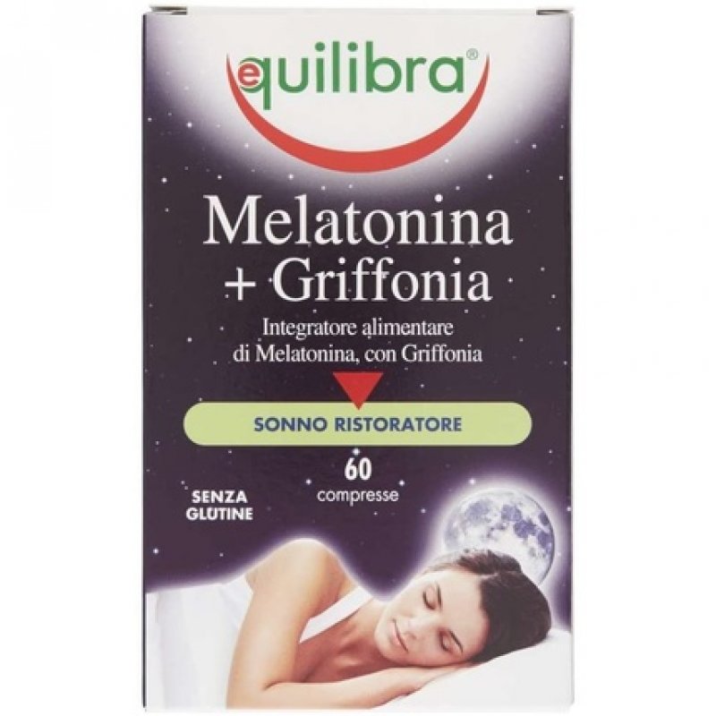 Equilibra Melatonin and Griffonia Dietary Supplement 60 Tablets