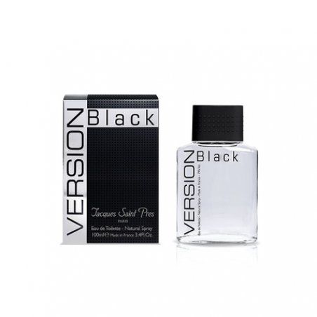 STOCKLWD10 - ULRIC DE VARENS - SAINT PRÉS VERSION BLACK EAU DE TOILETTE SPRAY FOR MEN 100ML - WOODY FRESH FRAGRANCE