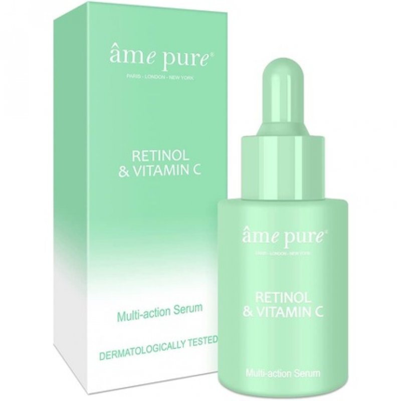 Âme Pure Retinol Vitamin C Serum Youthful Radiant Complexion Natural Glow
