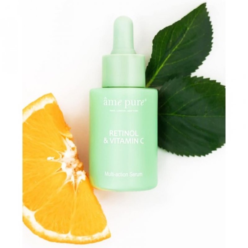 Âme Pure Retinol Vitamin C Serum Youthful Radiant Complexion Natural Glow