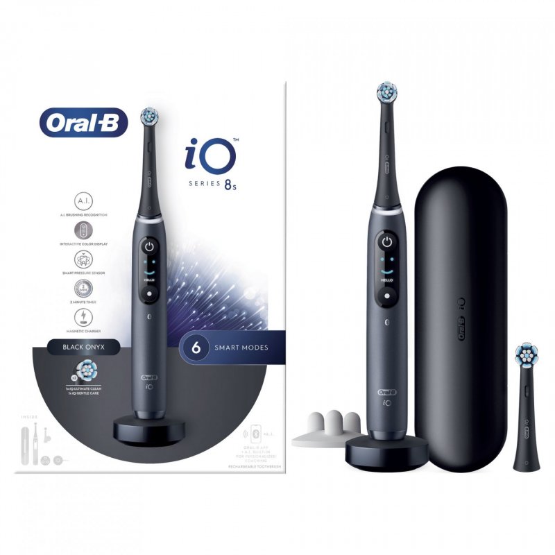 Oral-B iO 8S Adult Vibrating Toothbrush Black
