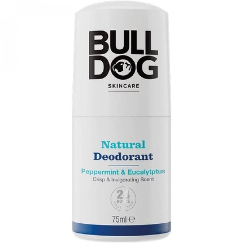 Bulldog Peppermint and Eucalyptus Roll On Natural Deodorant 75ml