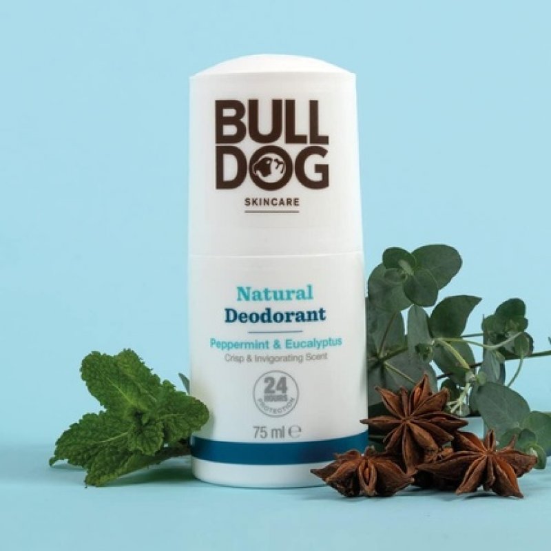 Bulldog Peppermint and Eucalyptus Roll On Natural Deodorant 75ml