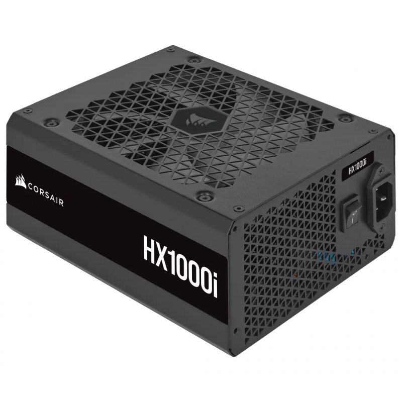 Corsair 1000W HX1000i V2 PSU, Fluid Dynamic Fan, Fully Modular, Ultra-Low Noise, 80 Platinum, ATX 3.0, PCIe 5.0